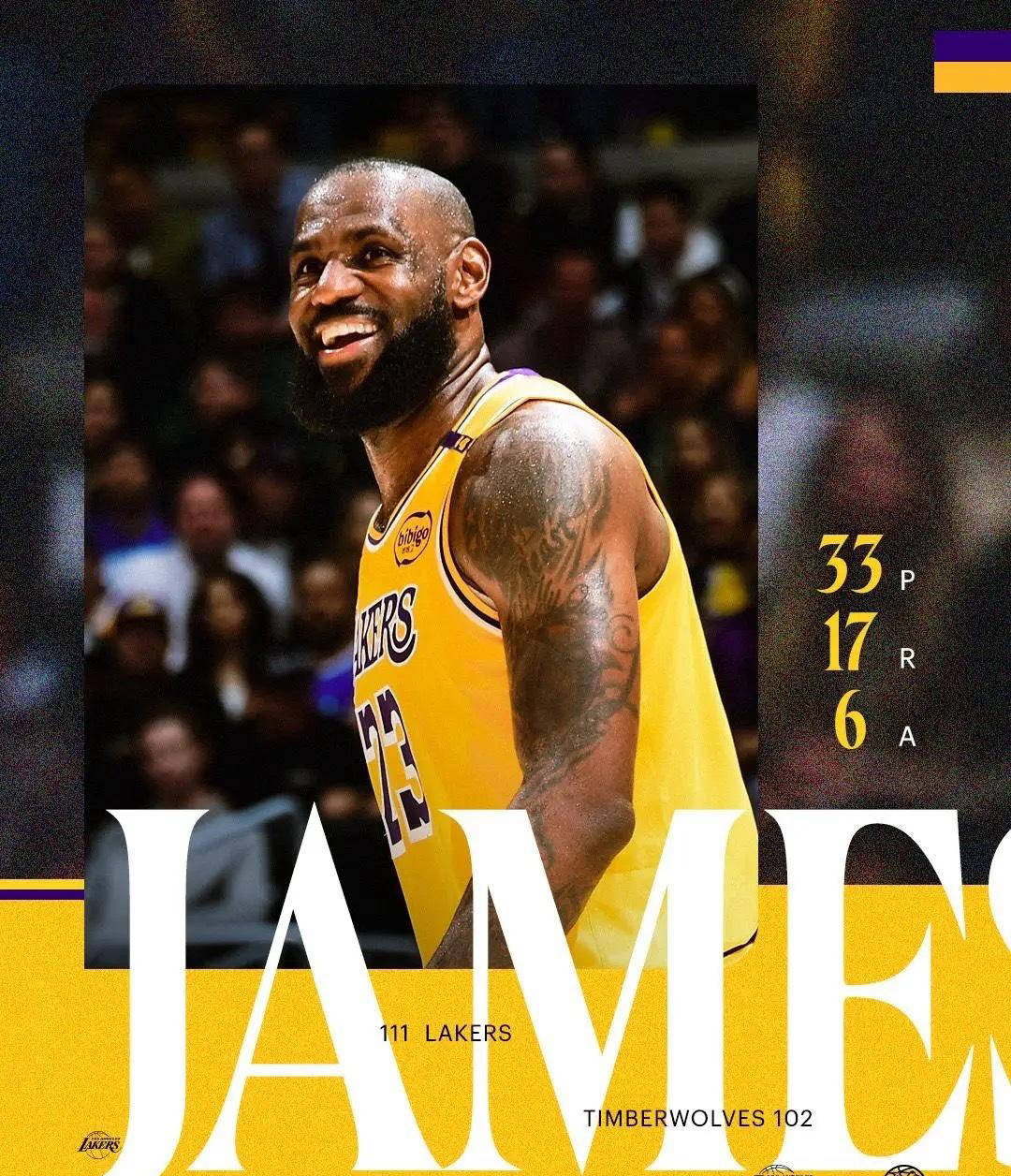 詹皇砍下+得分,率领湖人队击败奇才 詹皇砍下+得分,率领湖人队击败奇才